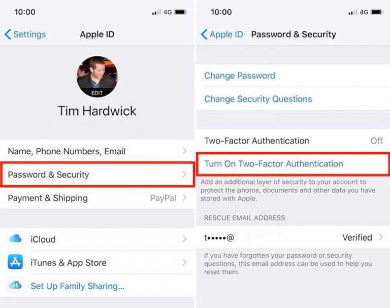 Cách bật xác thực hai yếu tố ID Apple trên iPhone và iPad