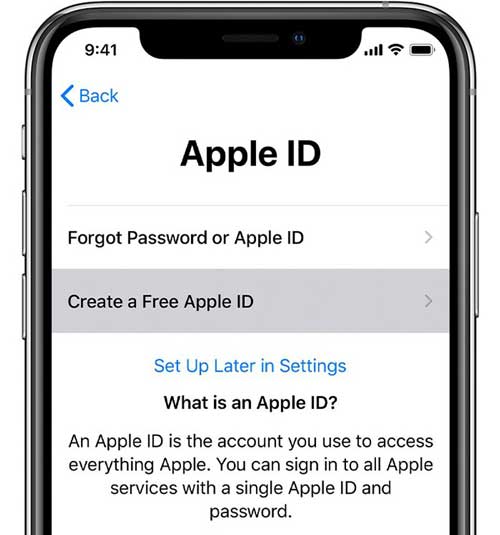 Cách tạo ID Apple trên iPhone hoặc iPad