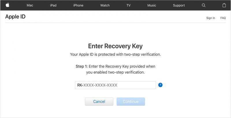 Thay đổi hoặc đặt lại mật khẩu ID apple bằng xác minh danh tính
