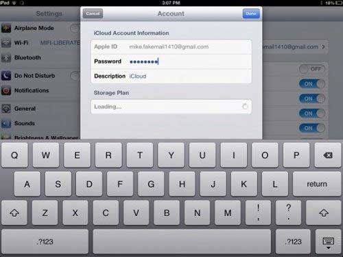 Cách vô hiệu hoá tài khoản Appl ID trên iPad