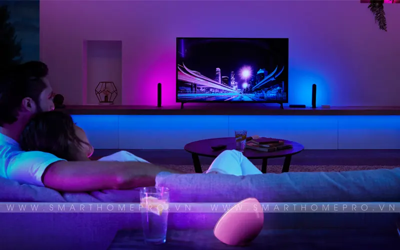 Slide giải pháp chiếu sáng led 16 triệu màu